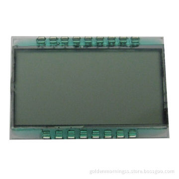 Segment LCD with metal pin, TN, positive, reflective